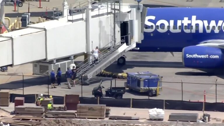 Southwest Airlines have a flight to Mexico, a clear engine