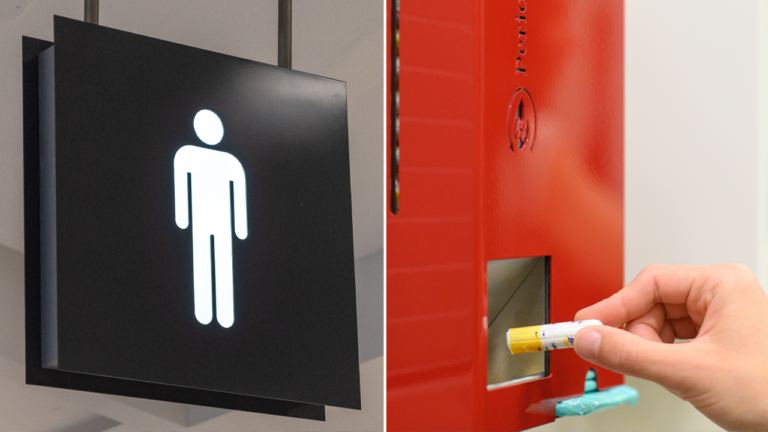 Baltimore offers to place periods of periods in the bathroom for men