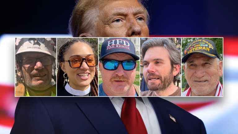 Americans across the country assessed the first 100 days of President Donald Trump