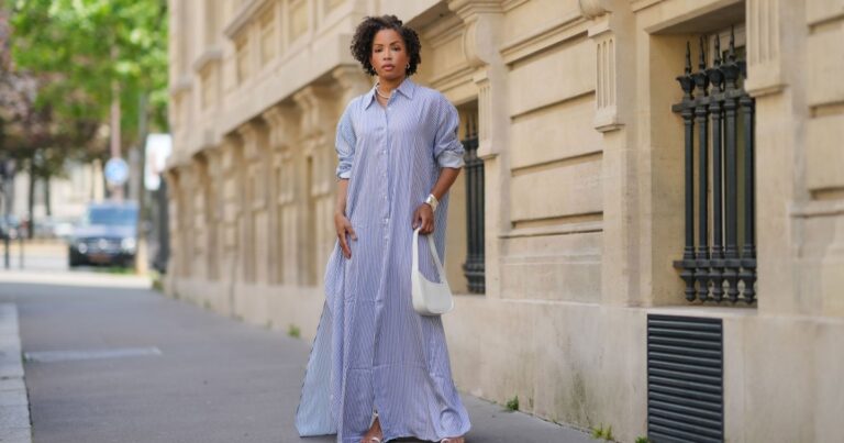 17 pieces of clothing with vertical stripes to look above and thin