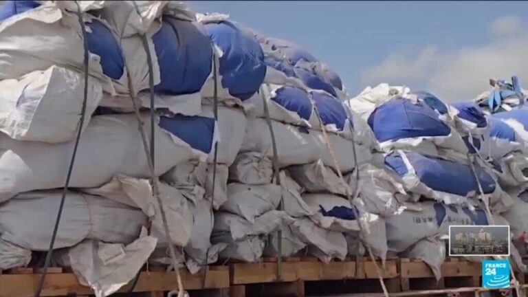 The first humanitarian trucks were allowed without helping Gaza after 3 months