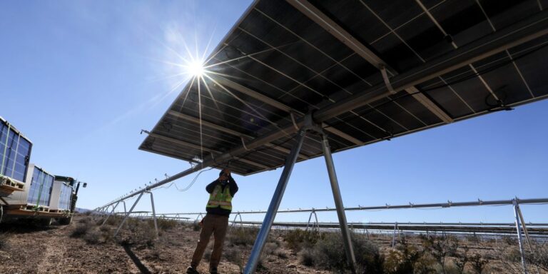 Top US solar firm sees stock plunge after big guidance drop from Trump tariffs