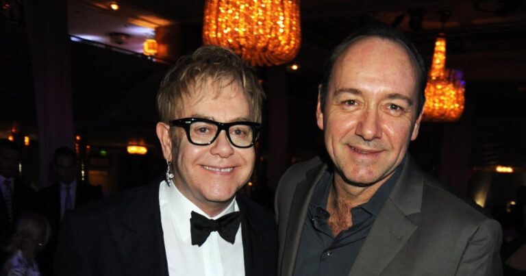 Kevin Specice quotes Elton John in Cannes 2025.