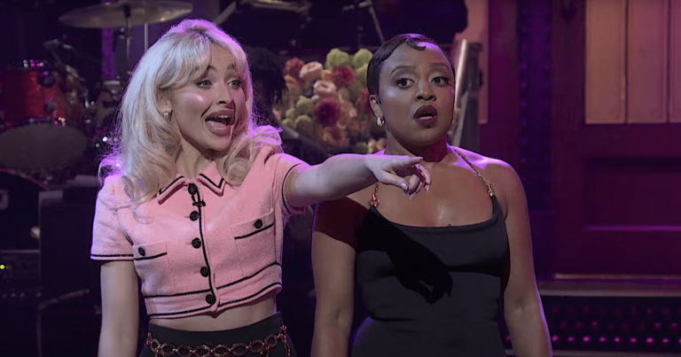 Dwyane wade and sabrina carpenter interrupt manologue snl