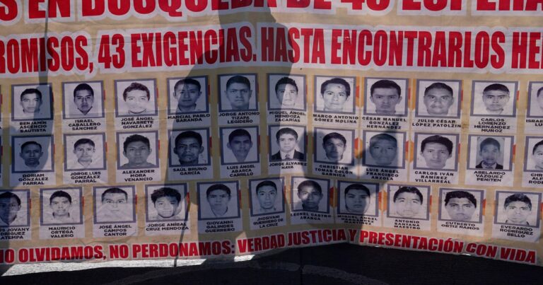 43 students in Mexico have no retirement in connection with the disappearance and probable crimes