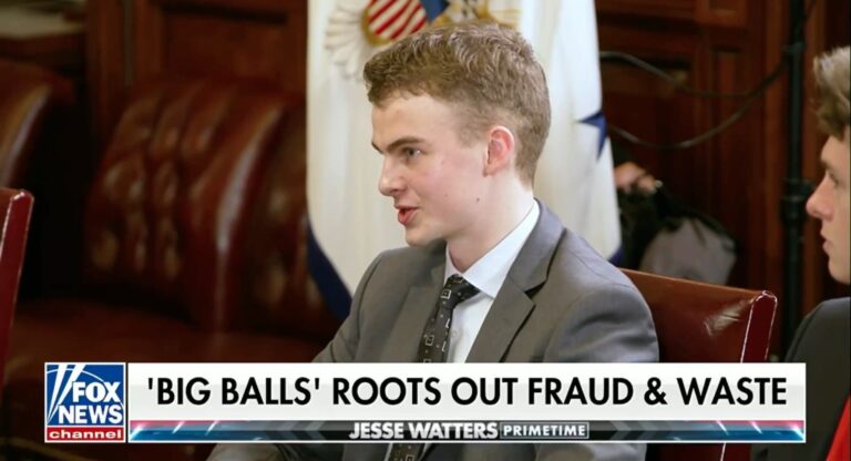 The 19-year-old Dog Employee “Big Balls” appears with Elon on Fox News
