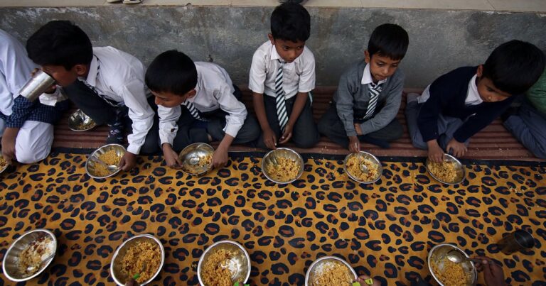 More than 100 children were ill after the dead year, and India was reportedly found in school lunch