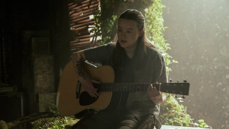 What song plays Eli in the last of the US 2 episode?