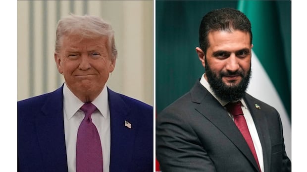 Trump, once the Syrian president of Syria met with US troops