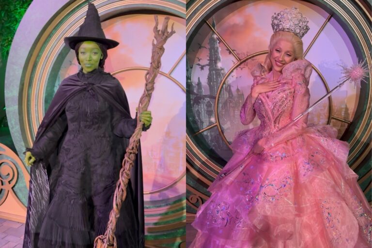Meet Elphaba and Glinda at Wicked at Universal Studios Hollywood’s Mega Movie Summer